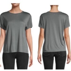 Vince olive gray green‎ tee shirt top silky flowing fabric size XS